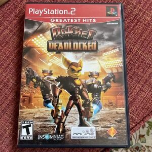 Ratchet Deadlocked (PS2 PlayStation 2) CIB Complete‎ with Reg Card Tested